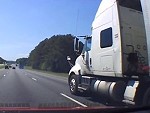 Truck Loses A Tyre On The Highway And Then Wait For It
