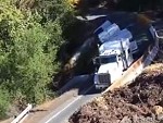 Truck Rollover Is Absolutely Spectacular
