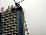 Two Dead As Building Site Crane Comes Down Without Warning In China
