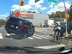 Unlucky Cyclist Had No Chance To Escape
