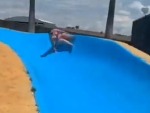 Vagina Suffers A Slide Injury
