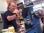 Walmart Cashier Is Going A Bit Slowwwww
