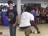 White B-Boy Destroys His Opponent