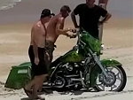 Whose Stupid Idea Was It To Take A Bike Onto The Beach Anyway
