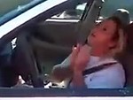 Woman Driver Is Positively Bizarre
