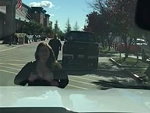 Woman Flashes Driver And No One Seems To Mind

