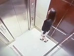 Woman Is Shit Scared Of Heights
