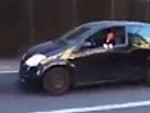 Woman Loses Her Mind After Being Trapped By A Taxi Strike In Barcelona
