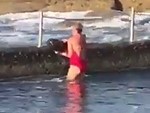 Woman Removes A Shark From Cronulla Ocean Pool
