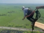 Worker Takes The Express Way Down
