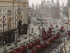 Workers Get Busy Resurfacing A The Streets Of Moscow