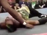 Wrestler Almost Dies And His Opponent Still Goes For The 3 Count
