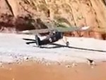WWI Plane Makes An Emergency Landing On A Beach
