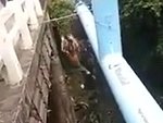 Young Dudes Find A Stupid Place To Cool Down
